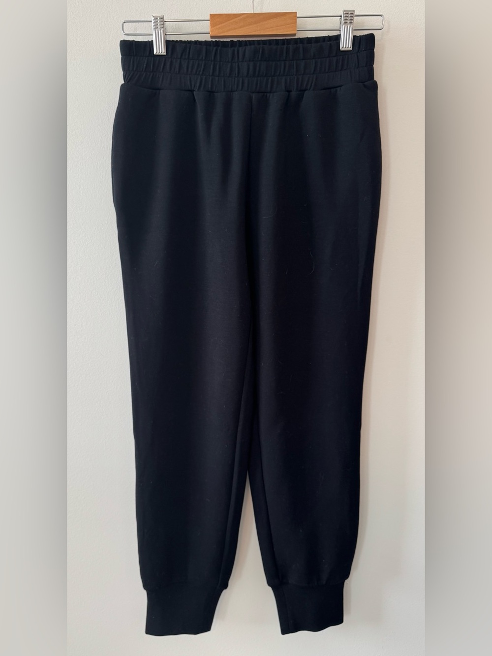 Varley The Slim Cuff Pant 27.5 Black DoubleSoft Joggers Size Small